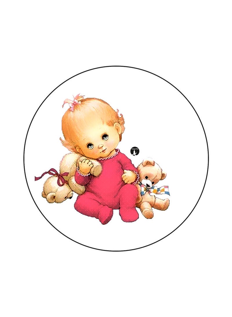 RKN Girl Printed Mouse Pad multicolour