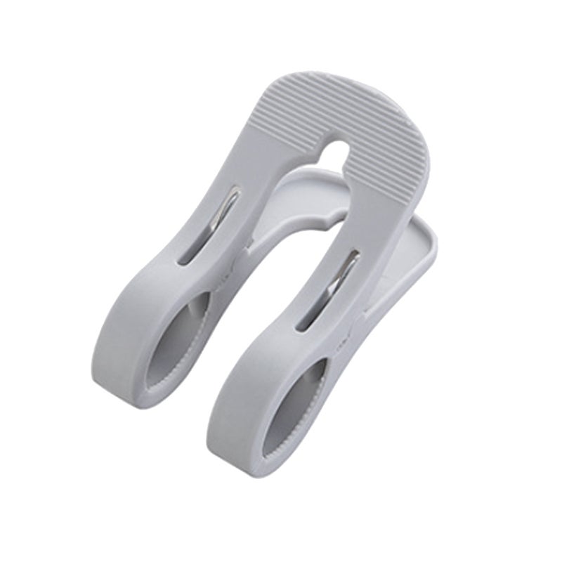 2pcs Multifunctional Large Clip Clothespin Windproof Non- Quilt Clothes Laundry Clips (Grey) - Image 2