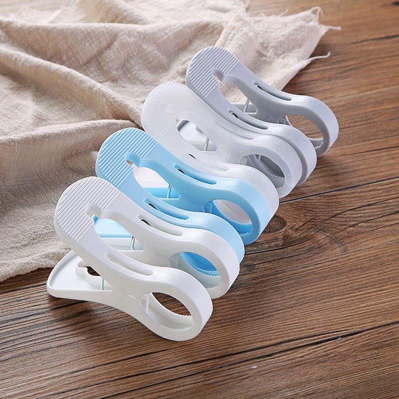 2pcs Multifunctional Large Clip Clothespin Windproof Non- Quilt Clothes Laundry Clips (Grey) - Image 5