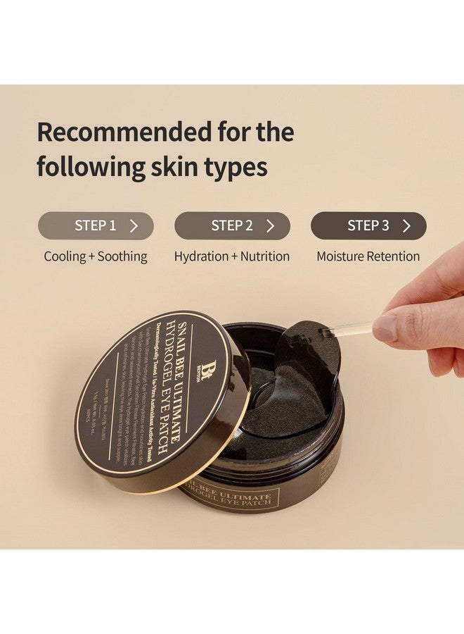 BENTON Snail Bee Ultimate Hydrogel Eye Patch (60pcs) - Hydrating Eye Patches | Snail Mucin Eye Patches | Reusable Eye Patches | Cooling Eye Patches - Image 5