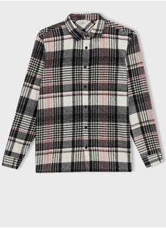 DeFacto Checked Regular Fit Shirt  - Image 4