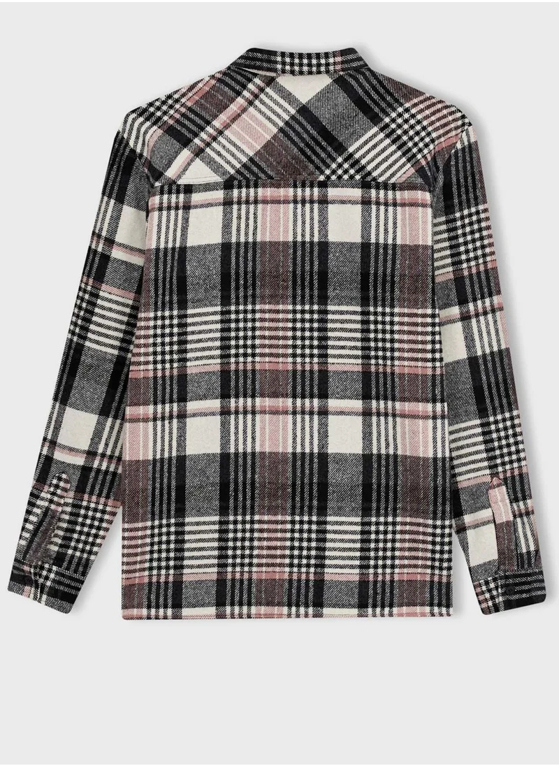 DeFacto Checked Regular Fit Shirt