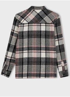 DeFacto Checked Regular Fit Shirt  - Image 5