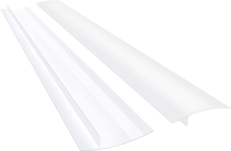 liboyixi Silicone Kitchen Stove Gap Covers  Kitchen Counter Gap Anti-Slip Non-Tacky Filler Seals Spills Between Counter  Stovetop  Oven  Washer  Sheat-Resistant Et Of 2 (25Inches  Translucent) By Liboyixi - Image 1