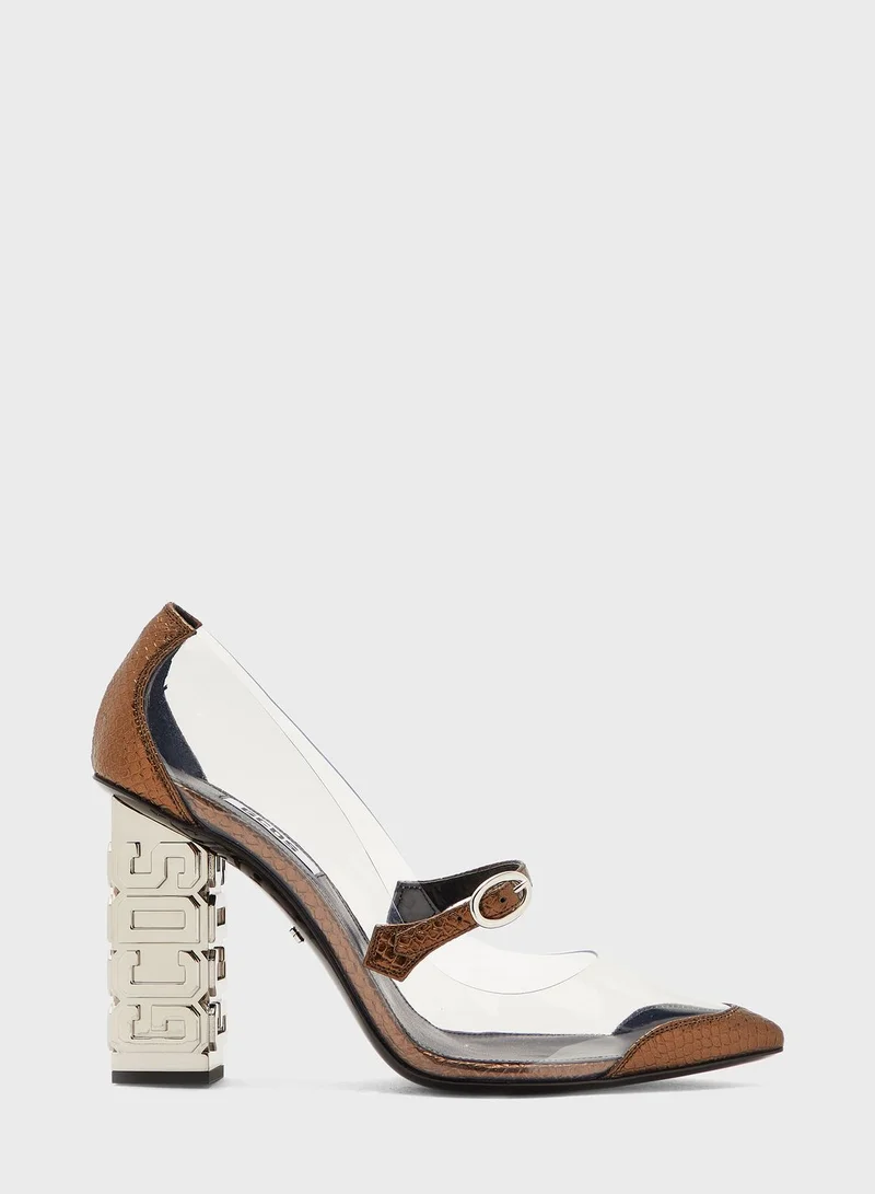 GCDS Block Heel Pump