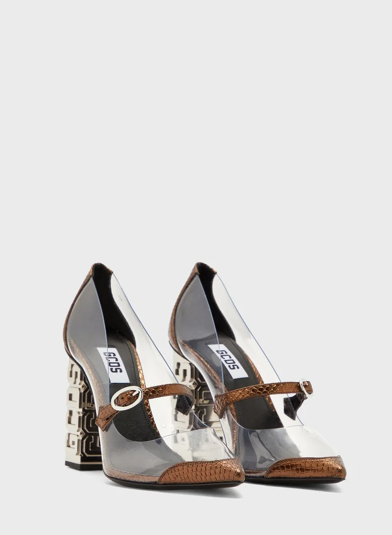 GCDS Block Heel Pump