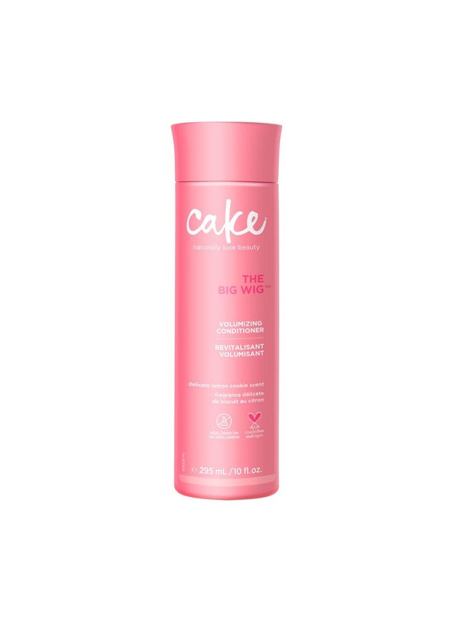 Cake Beauty Volumizing Conditioner, The Big Wig - Body Boosting & Weightless Conditioning - With Sunflower Seed Oil, Rice Protein & Shea Butter - For All Hair Types - 10 Fl Oz / 295 ml - Image 1