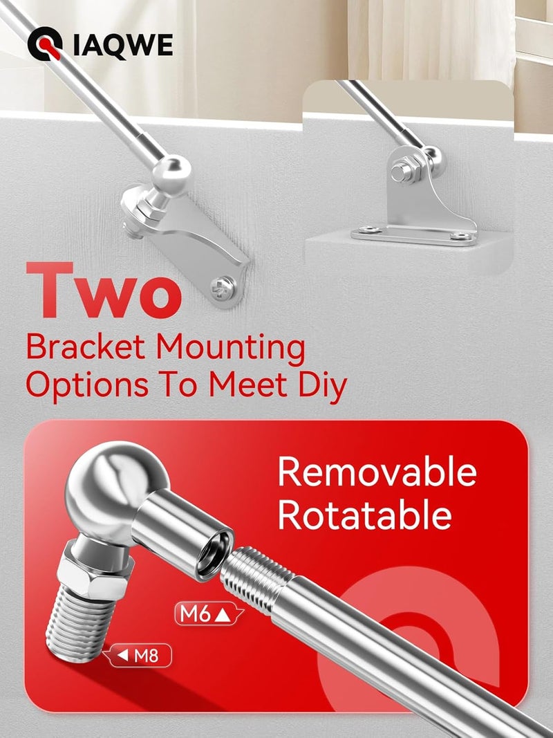 IAQWE 20 Inch Gas Struts 80Lb/356N Spring Shocks with L-Type Mounts - 2pcs - Image 5
