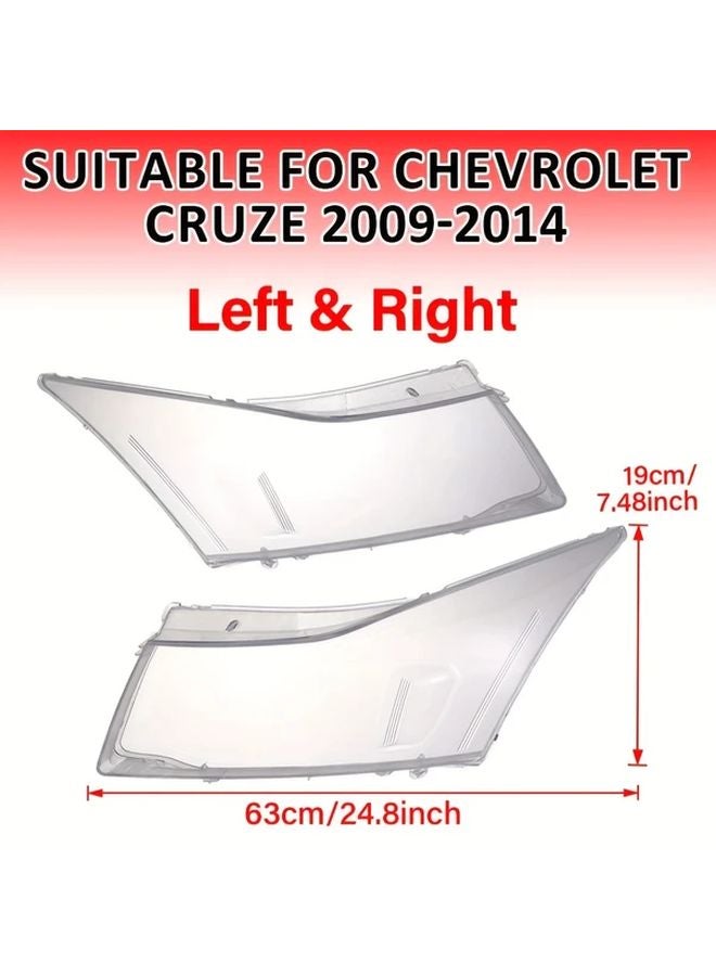 Left Car Headlight Cover For Cruze 2009 2014 Automotive Accessories - Image 5