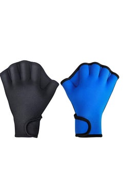 Excefore 2 Pairs Aquatic Gloves for Helping Upper Body Resistance, Webbed Swim Well Stitching, No Fading, Sizes Men Women Adult Children Fitness Water Resistance Training  - Image 1