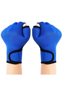 Excefore 2 Pairs Aquatic Gloves for Helping Upper Body Resistance, Webbed Swim Well Stitching, No Fading, Sizes Men Women Adult Children Fitness Water Resistance Training  - Image 2