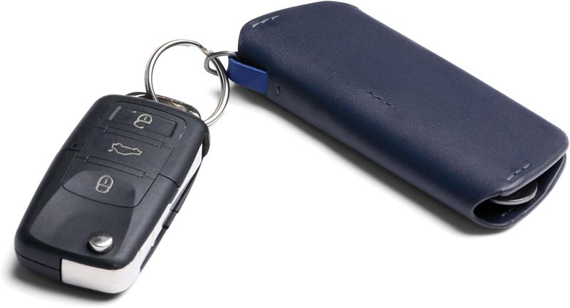 BELLROY Key Cover Plus Third Edition (Leather Key Holder, Holds 4 8 Keys) - Navy - Image 4