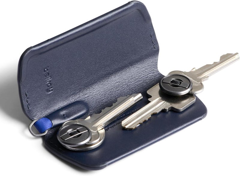 BELLROY Key Cover Plus Third Edition (Leather Key Holder, Holds 4 8 Keys) - Navy - Image 3