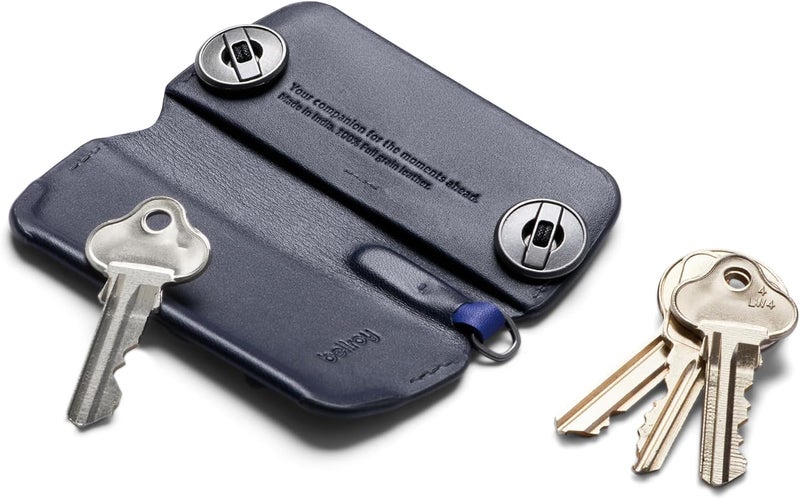 BELLROY Key Cover Plus Third Edition (Leather Key Holder, Holds 4 8 Keys) - Navy - Image 5