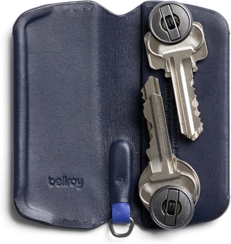 BELLROY Key Cover Plus Third Edition (Leather Key Holder, Holds 4 8 Keys) - Navy - Image 2
