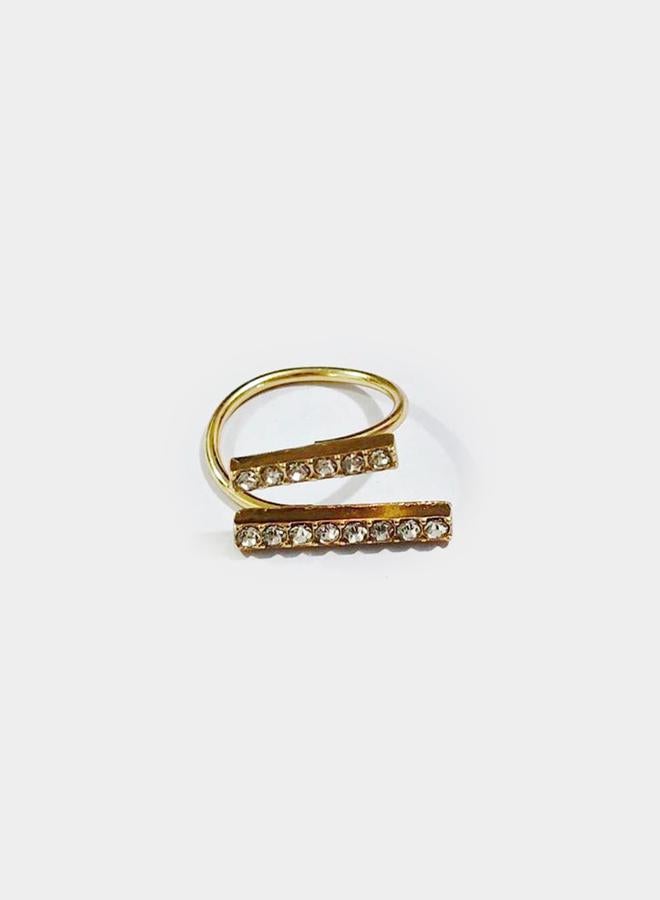 Styli Embellished Wrap Rings