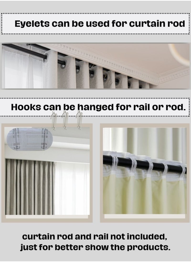 Golden Homee Bedroom Blackout Curtain 1 piece Insulation Noise Reduce Heat  - Image 4