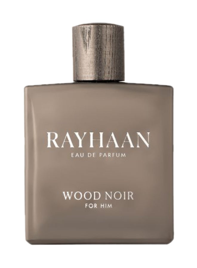 RAYHAAN عطر وود نوار - عطر فاخر للجنسين | نغمات خشبية غنية مع العود، العنبر، والهيل - عطر فاخر يدوم طويلاً - 100 مل - Image 1