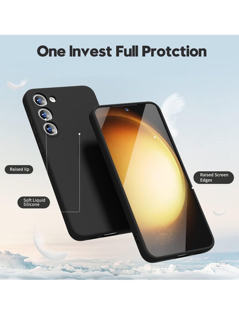 BORTONY Samsung Galaxy A25 Case Cover Flexible Soft Silicone Slim Fit Case for Galaxy A25 Anti Scratch with Inside Microfiber Lining Shockproof Protective Phone Case for Galaxy A25 5G 6.5 inch - Image 3