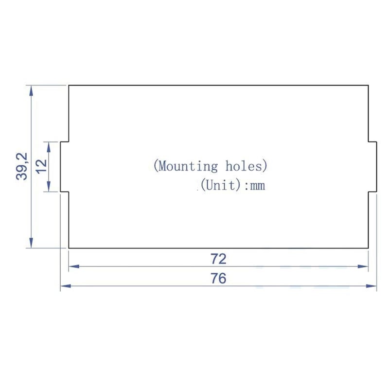 عداد تيار AC20A مع محول تيار (CT)، جهد الإمداد من 100-240V أو 220V، عداد تيار رقمي LED، لاختبار ألواح التيار ومراقبة التيار (لون أحمر) - Image 5