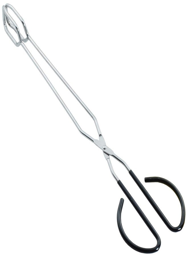 HINMAY Extra Long Scissor Tongs 16-Inch Stainless Steel Barbecue Grilling Tongs - Image 1