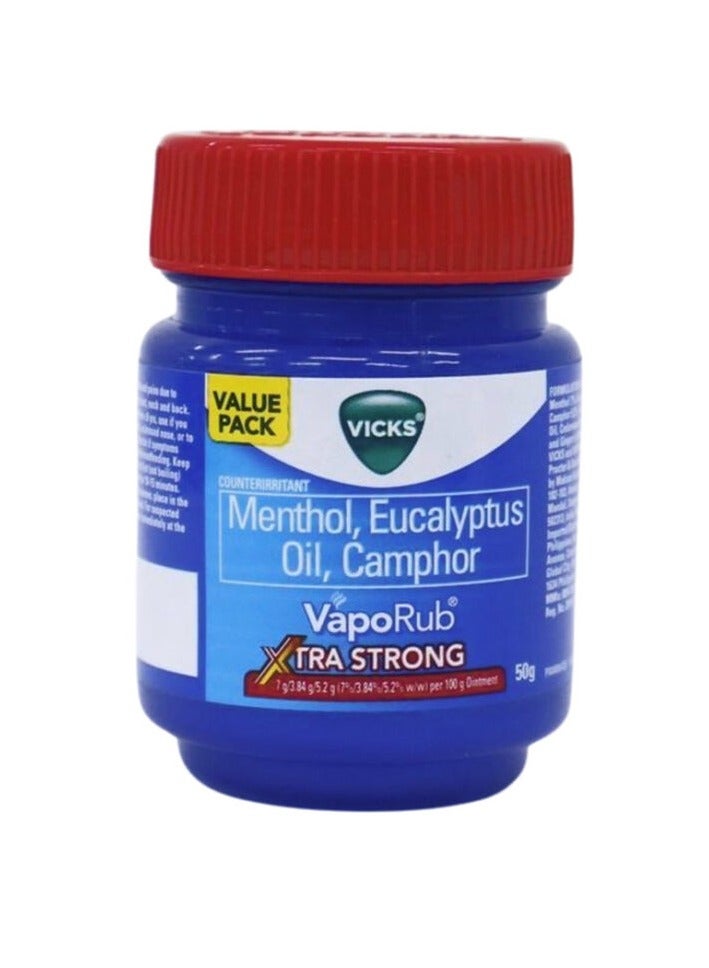 Vicks VapoRub Xtra Strong Ointment – 50g - Image 1