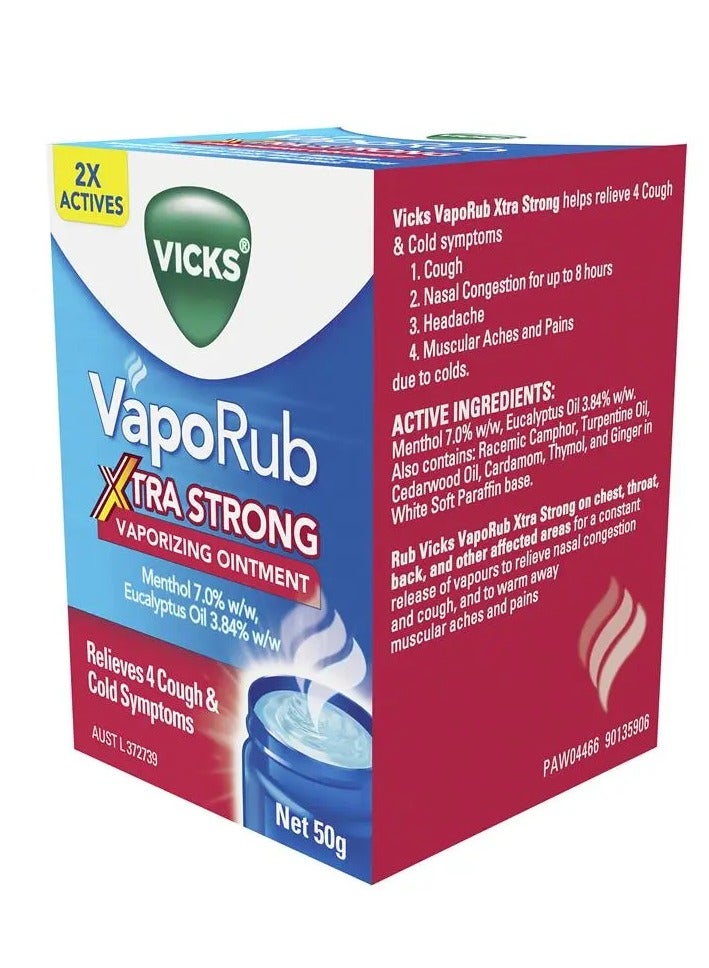 Vicks VapoRub Xtra Strong Ointment – 50g - Image 2