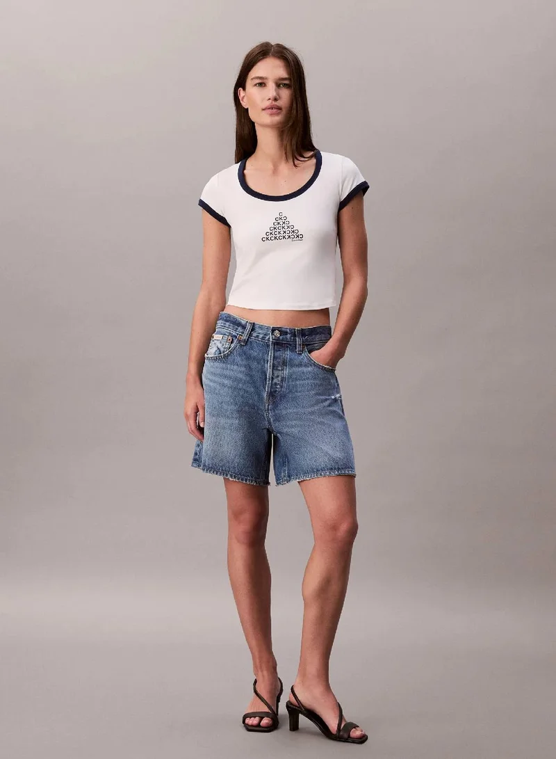 Calvin Klein Tofu Graphic T-shirt for Women | Best Price UAE