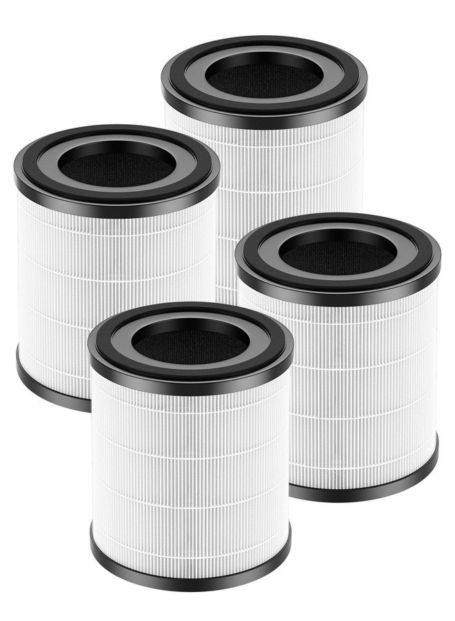 WILERDA 4 Pack AP-S0610L Replacement Filter Compatible with MOOKA AP-S0610L Air Purifier, H13 True HEPA Filter, 3-Stage Filtration System - Image 1