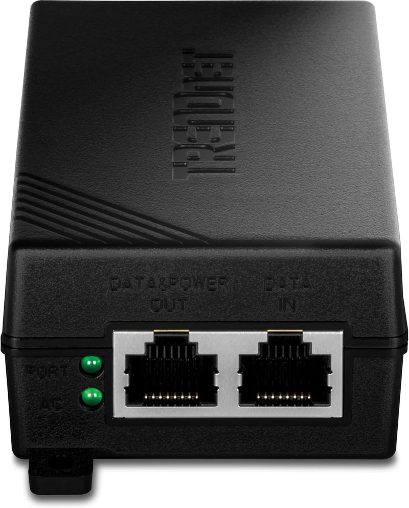 Trendnet محاقن Gigabit PoE+، TPE-114GI، يوفر PoE (15.4W)، PoE+ (30W)، جهاز شبكة PoE يصل إلى 100م (328 قدم)، توصيل وتشغيل، متوافق مع NDAA و TAA، أسود - Image 4
