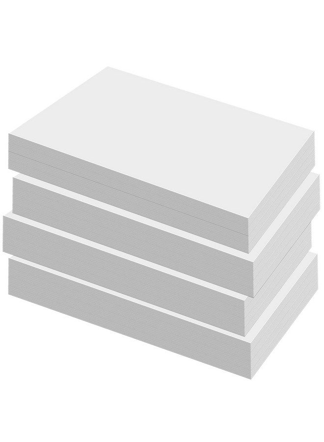 بينجيو PINGEUI 50 ورقة من الورق المقوى الأبيض مقاس 5 × 7 بوصة، ألواح ورق مقوى متوسطة الوزن، ورق من الورق المقوى الأبيض للقصاصات والإطارات والفنون والمطبوعات ومشاريع "اصنعها بنفسك" - Image 1