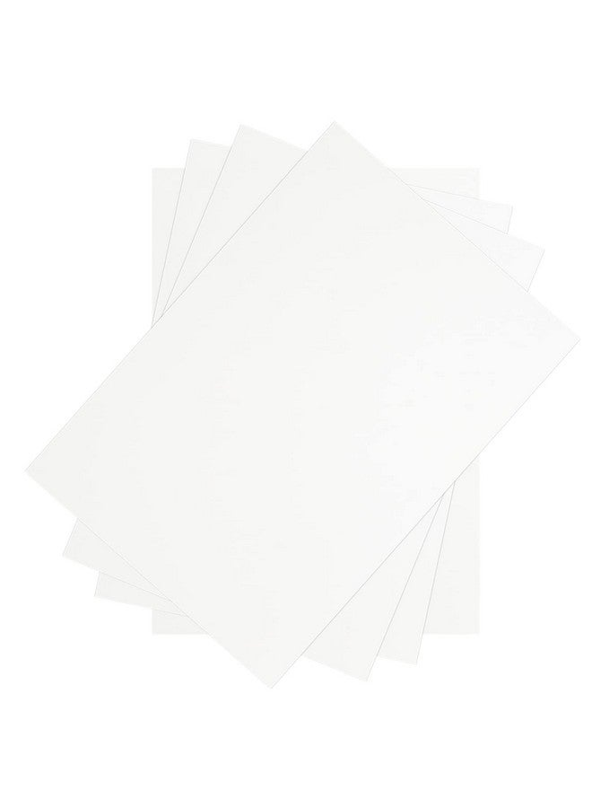 بينجيو PINGEUI 50 ورقة من الورق المقوى الأبيض مقاس 5 × 7 بوصة، ألواح ورق مقوى متوسطة الوزن، ورق من الورق المقوى الأبيض للقصاصات والإطارات والفنون والمطبوعات ومشاريع "اصنعها بنفسك" - Image 5