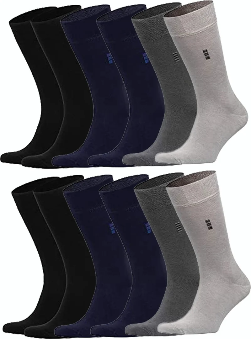 Hepsine Rakip Rival to All 12LI Men's Bamboo Seamless Socks Long Comfortable Flexible Breathable