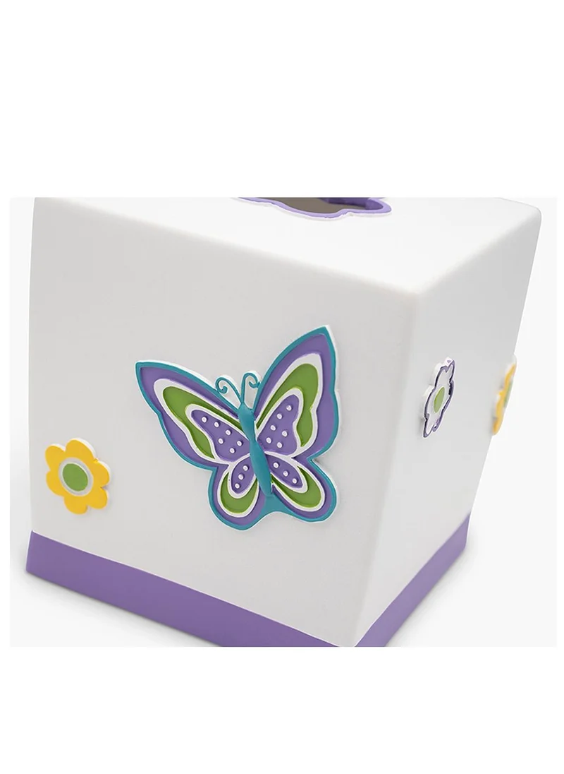 تو إكس إل هوم Butterfly Tissue Box 14x14x14.3cm Multicolour