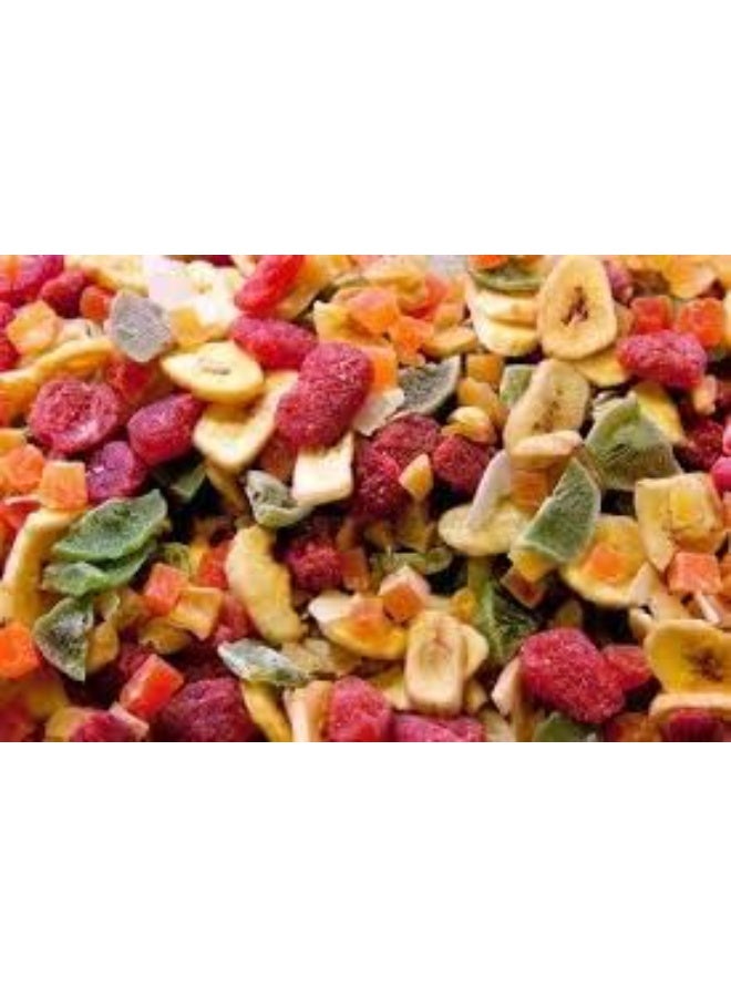 tamwenatelzekrayat Freeze-Dried Fruit Mix, 100% Natural Crunchy Assorted Snack, No Added Sugar, Vegan, 110g - Image 4