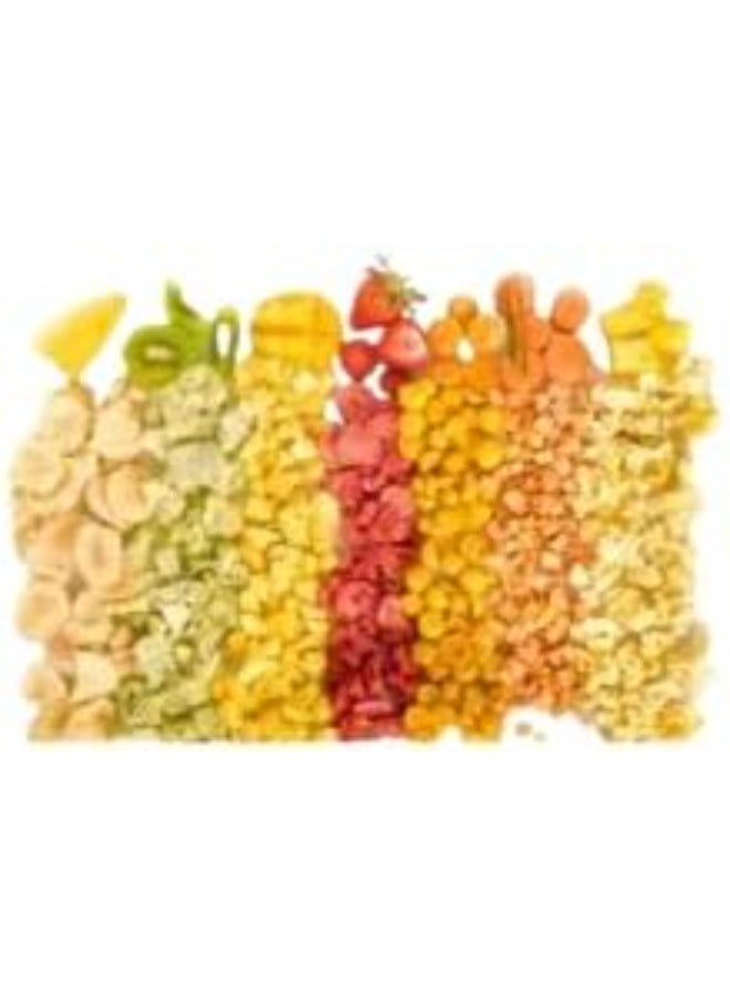 tamwenatelzekrayat Freeze-Dried Fruit Mix, 100% Natural Crunchy Assorted Snack, No Added Sugar, Vegan, 110g - Image 3