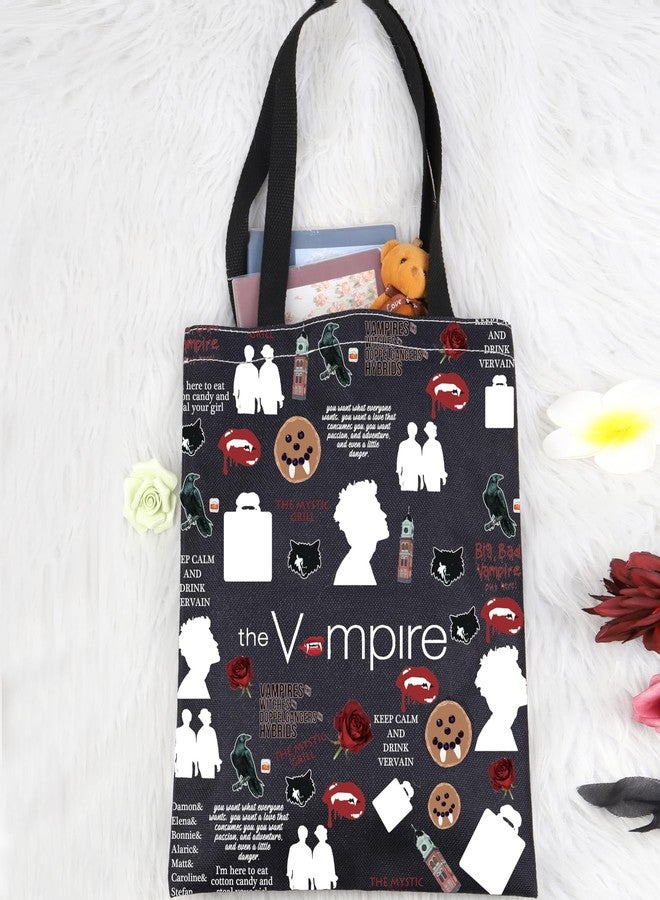 XYANFA Vampire TV Show Crossbody Bag Merch Vampire Fan Gift Vampire Purse Bag - Image 4