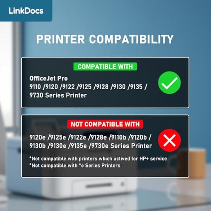 936 CYAN INK CARTRIDGE (WITH CHIP) REMANUFACTURED REPLACEMENT FOR HP 936E HIGH YIELD COMPATIBLE WITH HP OFFICEJET PRO 9120 9110 9130 9730 SERIES PRINTERS (CYAN, 1-PACK) - Image 3