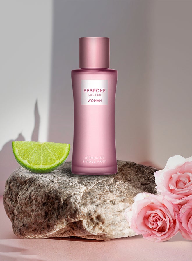 BESPOKE LONDON BESPOKE London Perfume For Woman Bergamot & Rose Musk | Elegant Floral & Citrusy Scent | Long-Lasting Ladies Perfume, Sophisticated Fragrance | Perfect for Daily Wear & Special Occasions | EDP, 100ml - Image 2