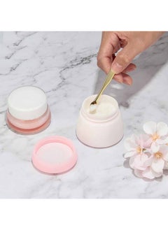 Luzen 12Pcs Plated Plastic Cosmetic Skincare Spoons Spatula Reusable Mini Mask Facial Cream Sampling Mixing Scoop Makeup Spoon Applicator Beauty Tool For Professional Salon Home Use Gold  - Image 4