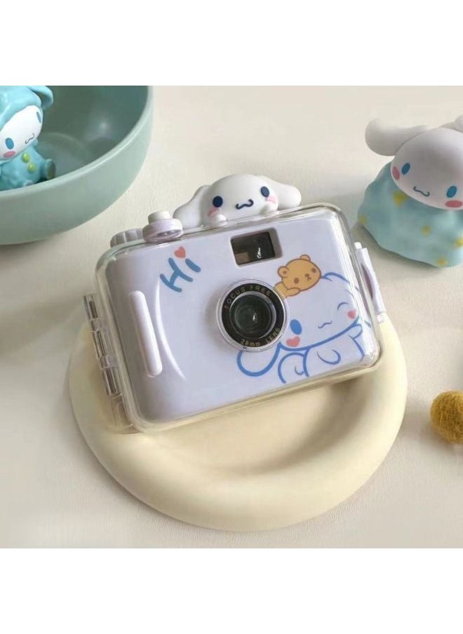 Generic PRAIRE CAMERA STUDENT FOOT CAMERA FEMALE BIRTHDAY Couple Film Photographable Children Waterproof Camera-Body Color:Prince And Rose Style-single Camera + 24 Colors  - Image 3