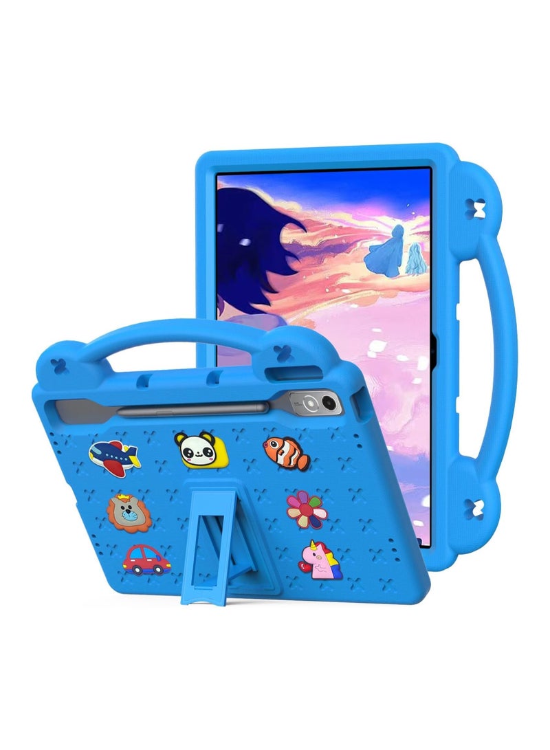 General Kids Case for Lenovo Tab P12 12.7'' (TB370FU / TB371FC), Heavy Duty EVA Foam Shockproof Cover Kids Proof Case with Stand  - Image 1