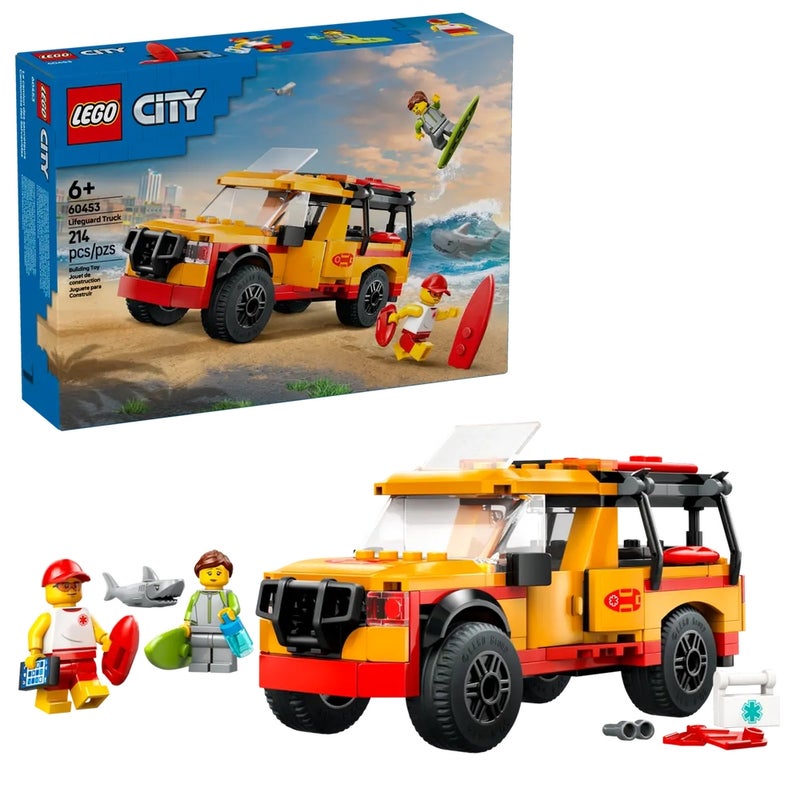 LEGO - City Lifeguard Beach Rescue Truck 214 Pieces - 60453 - Image 2