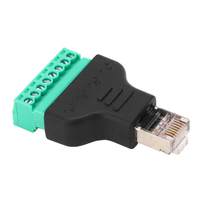 3Pcs RJ45 Screw Terminal Adapter RJ45 Female Thread to 8 Pin Network Connector Welding Free - Image 2