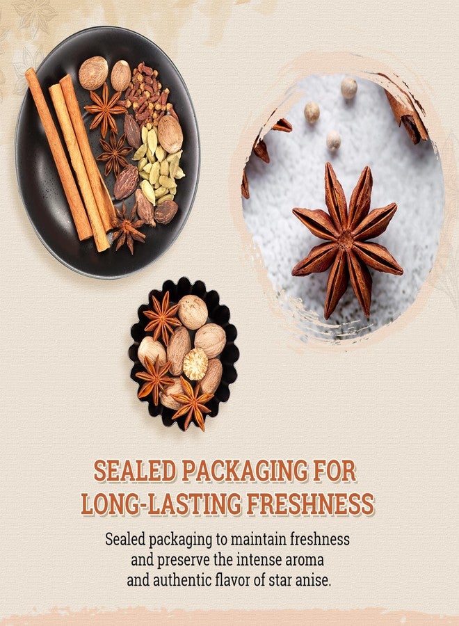 52USA Star Anise, 6oz – Whole Dried Star Anise Pods in Bottle, Aromatic Spice for Cooking, Baking, and Teas - Image 5