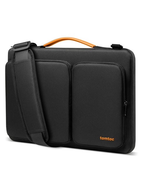 Defender-A42 Laptop Shoulder Bag for 14-inch MacBook Pro M3/M2/M1 Pro/Max 2023-2021, 13.5-14.4 Surface Laptop Studio/5/4/3, Surface Book 3/2/1, 360 Protective Case Fit Asus VivoBook/ZenBook 14