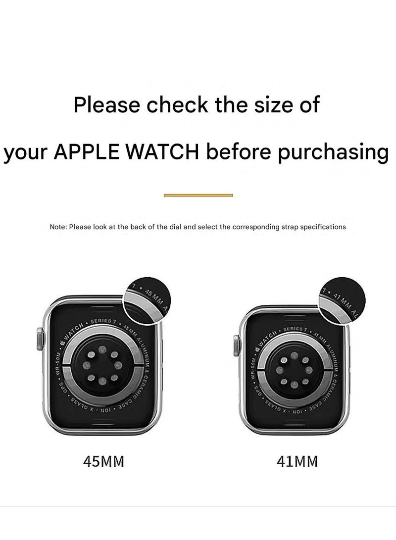 Watch Band Compatible for Apple Watch Series Band 38mm 40mm 41mm 42mm women, Genuine Leather Double Tour Designed Slim Replacement Strap for iWatch Series10 9 8 7 6 SE - Image 5
