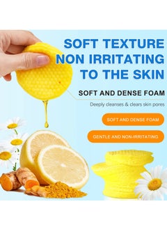 VOGSIG 40Pcs Kojic Acid and Turmeric Cleansing Pads for Dark Spots Helps Balance Skin Oil and Water Fade Spot Remove Excess Keratin Clean Oil Refines Pores Turmeric Kojic Acid Cleansing Pads  - Image 2