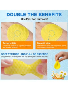 VOGSIG 40Pcs Kojic Acid and Turmeric Cleansing Pads for Dark Spots Helps Balance Skin Oil and Water Fade Spot Remove Excess Keratin Clean Oil Refines Pores Turmeric Kojic Acid Cleansing Pads  - Image 3