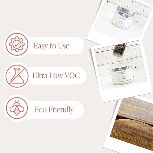Country Chic Paint Clear Coat Pint (16oz) - Eco-Friendly Clear Satin Sheen Top Coat for Chalk Style Wood Furniture Paint, Non-Yellowing Waterproof Finish, Easy Application - Image 2